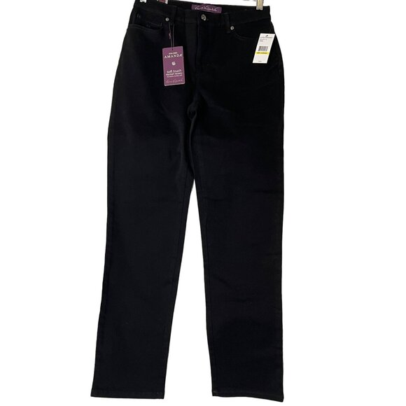 NWT Gloria Vanderbilt Amanda Jeans Size 6 Average Tapered Leg Classic Rise Soft - Picture 1 of 11